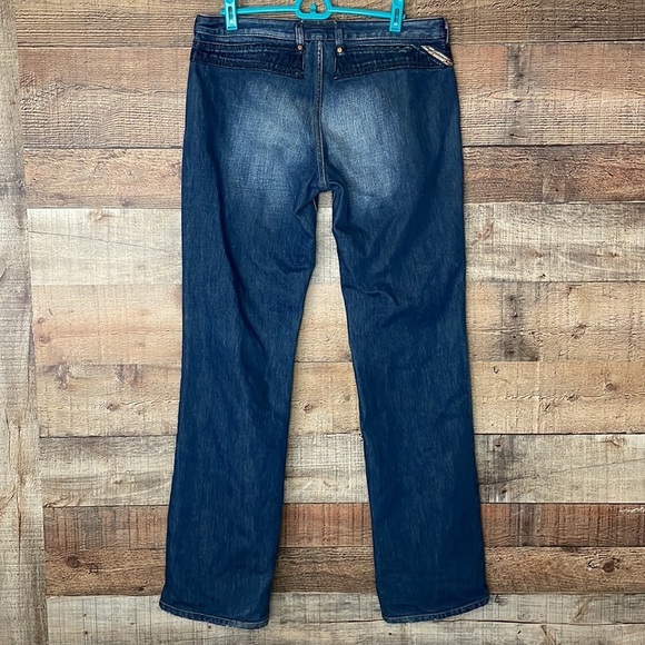 Diesel Crossim Dark Wash Denim Jeans Straight Leg Size 32 - Picture 6 of 14